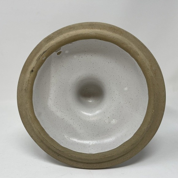 Vintage Westbend Chili Bean Pot with Lid Primitive Style Pottery Crock MCM 2 qt. - Picture 6 of 11